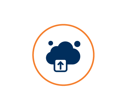 A cloud with electrical components