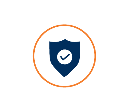 A shield with a checklist icon